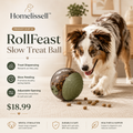 Homelissell™ RollFeast Slow Treat Ball