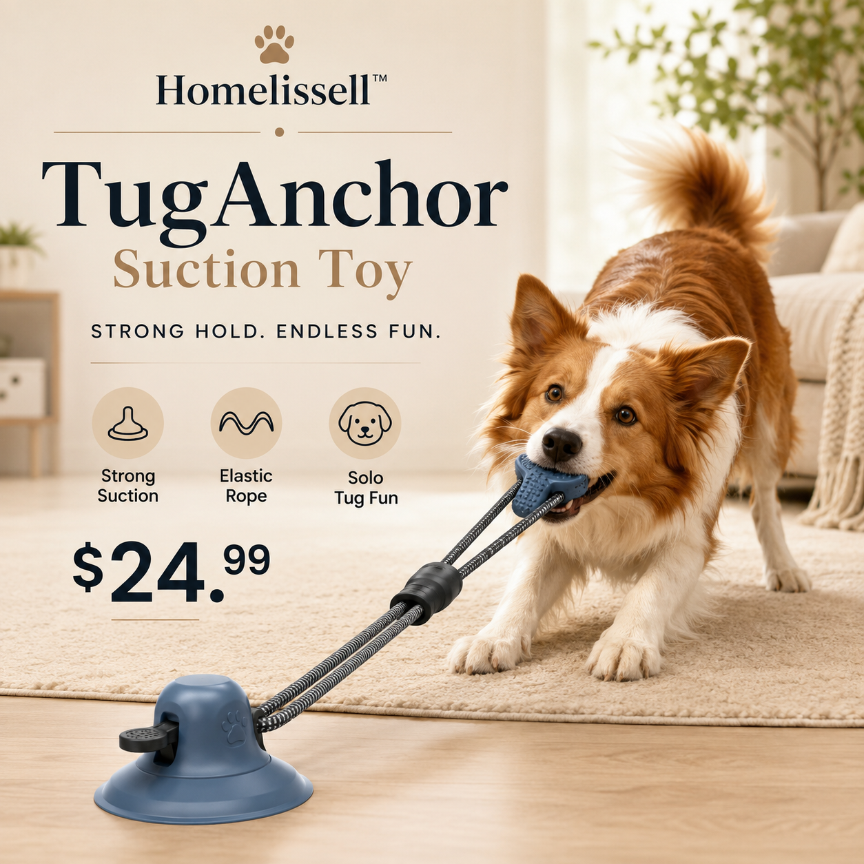 Homelissell™ TugAnchor Suction Toy